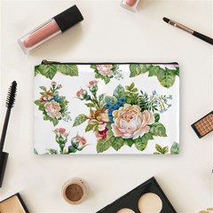 Summer flowers pattern Cosmetic Bag (Medium)