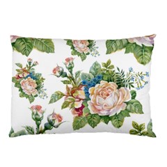 Summer flowers pattern Pillow Case (Two Sides)