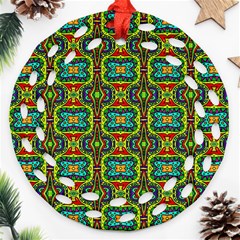 Ml 133 Round Filigree Ornament (two Sides) by ArtworkByPatrick