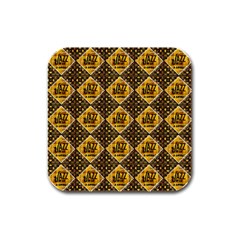 Jazz It Up Rubber Square Coaster (4 Pack) 