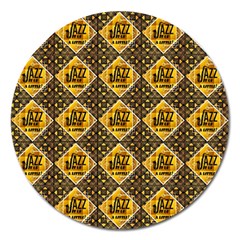 Jazz It Up Magnet 5  (round) by ArtworkByPatrick