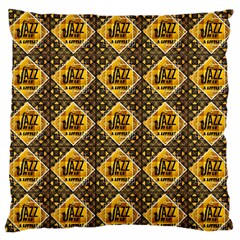 Jazz It Up Standard Flano Cushion Case (one Side) by ArtworkByPatrick