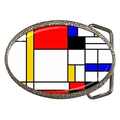 Bauhouse Mondrian Style Belt Buckles by lucia