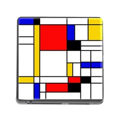 Bauhouse Mondrian Style Memory Card Reader (square 5 Slot) by lucia