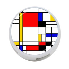 Bauhouse Mondrian Style 4-port Usb Hub (one Side)