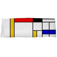 Bauhouse Mondrian Style Body Pillow Case Dakimakura (two Sides)