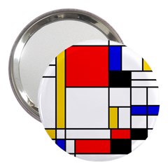 Bauhouse Mondrian Style 3  Handbag Mirrors