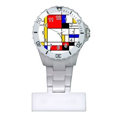 Bauhouse Mondrian Style Plastic Nurses Watch