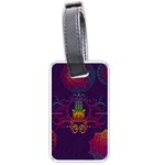 Boho Hamsa Mandala Luggage Tags (One Side)  Front