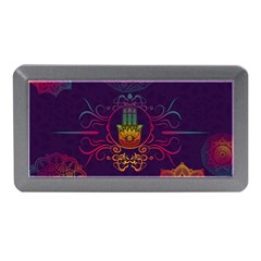 Boho Hamsa Mandala Memory Card Reader (mini) by lucia