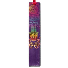 Boho Hamsa Mandala Large Book Marks by lucia