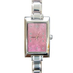 Lovely Hearts Rectangle Italian Charm Watch