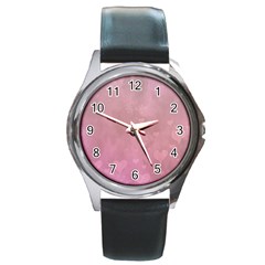 Lovely Hearts Round Metal Watch