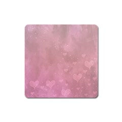 Lovely Hearts Square Magnet