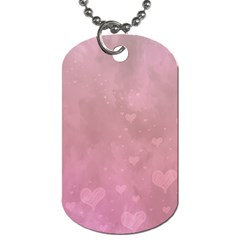 Lovely Hearts Dog Tag (one Side) by lucia