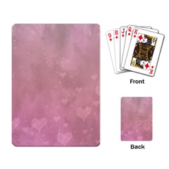 Lovely Hearts Playing Cards Single Design by lucia