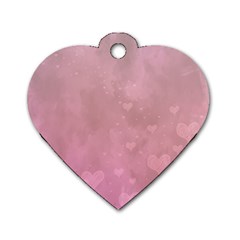 Lovely Hearts Dog Tag Heart (one Side) by lucia