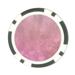 Lovely Hearts Poker Chip Card Guard