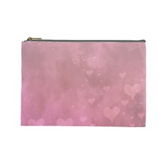 Lovely Hearts Cosmetic Bag (large) by lucia