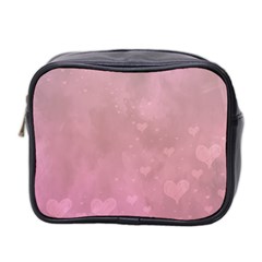 Lovely Hearts Mini Toiletries Bag (two Sides) by lucia