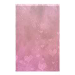 Lovely Hearts Shower Curtain 48  X 72  (small)  by lucia