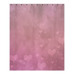 Lovely Hearts Shower Curtain 60  X 72  (medium)  by lucia