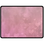 Lovely Hearts Double Sided Fleece Blanket (Large)  80 x60  Blanket Back