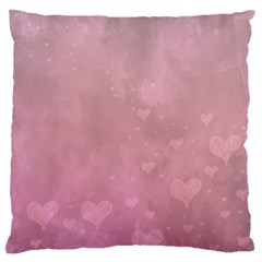 Lovely Hearts Standard Flano Cushion Case (one Side) by lucia