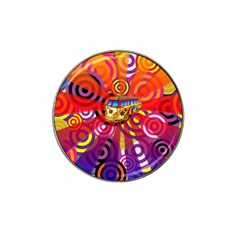 Boho Hippie Bus Hat Clip Ball Marker (4 Pack)