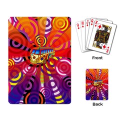 Boho Hippie Bus Playing Cards Single Design