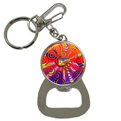 Boho Hippie Bus Bottle Opener Key Chains by lucia