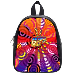 Boho Hippie Bus School Bag (small) by lucia