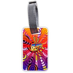 Boho Hippie Bus Luggage Tags (one Side) 