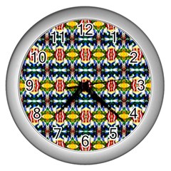 Ml 132 Wall Clock (silver) by ArtworkByPatrick