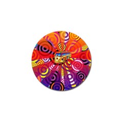 Boho Hippie Bus Golf Ball Marker (10 Pack) by lucia