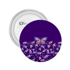 Purple Spring Butterfly 2 25  Buttons by lucia