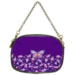 Purple Spring Butterfly Chain Purse (Two Sides) Front