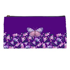 Purple Spring Butterfly Pencil Cases by lucia