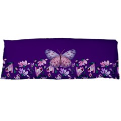 Purple Spring Butterfly Body Pillow Case Dakimakura (two Sides) by lucia