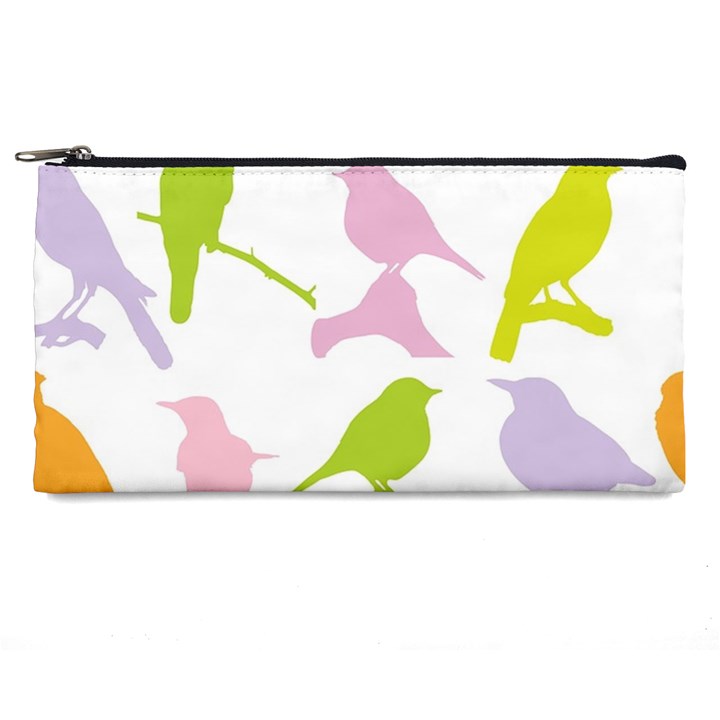 Bird Watching - Colorful Pastel Pencil Cases