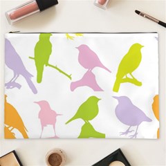 Bird Watching - Colorful Pastel Cosmetic Bag (xxl) by WensdaiAmbrose