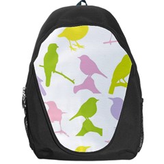 Bird Watching - Colorful Pastel Backpack Bag by WensdaiAmbrose