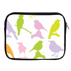 Bird Watching - Colorful Pastel Apple Ipad 2/3/4 Zipper Cases by WensdaiAmbrose