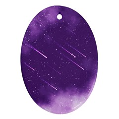 Meteors Ornament (oval) by bunart