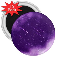 Meteors 3  Magnets (10 Pack)  by bunart