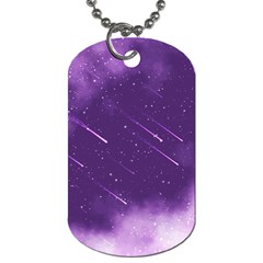 Meteors Dog Tag (one Side) by bunart