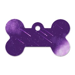 Meteors Dog Tag Bone (two Sides) by bunart