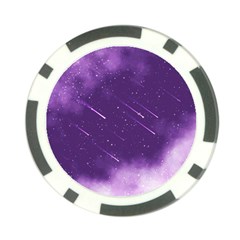 Meteors Poker Chip Card Guard by bunart