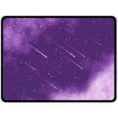 Meteors Fleece Blanket (large)  by bunart