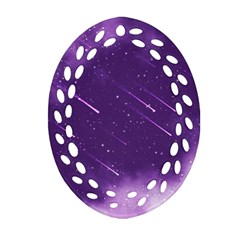 Meteors Ornament (oval Filigree) by bunart